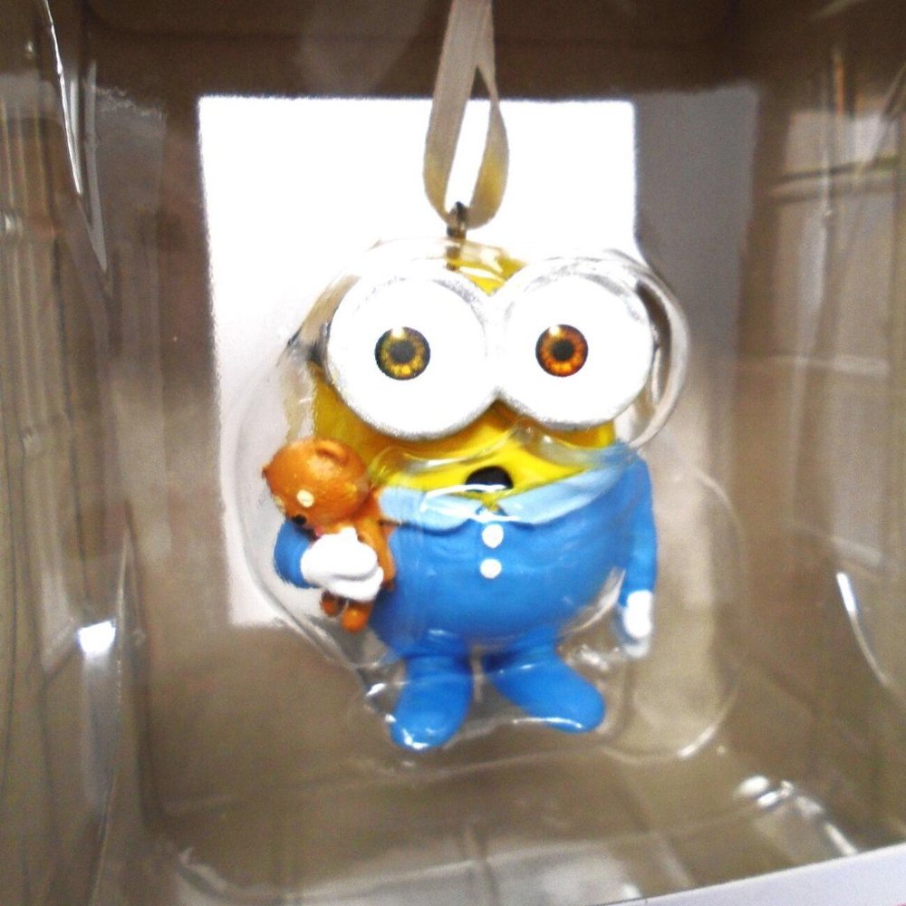New Hallmark Minions "Bob" Illumination Christmas Tree Ornament 2022